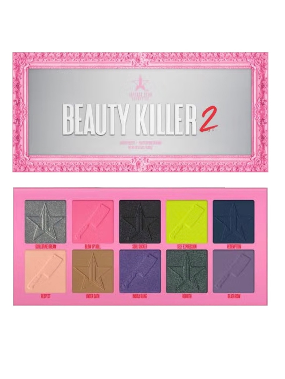 Jeffree Star Cosmetics Beauty Killer 2 Artistry Eyeshadow 10 Shade Palette